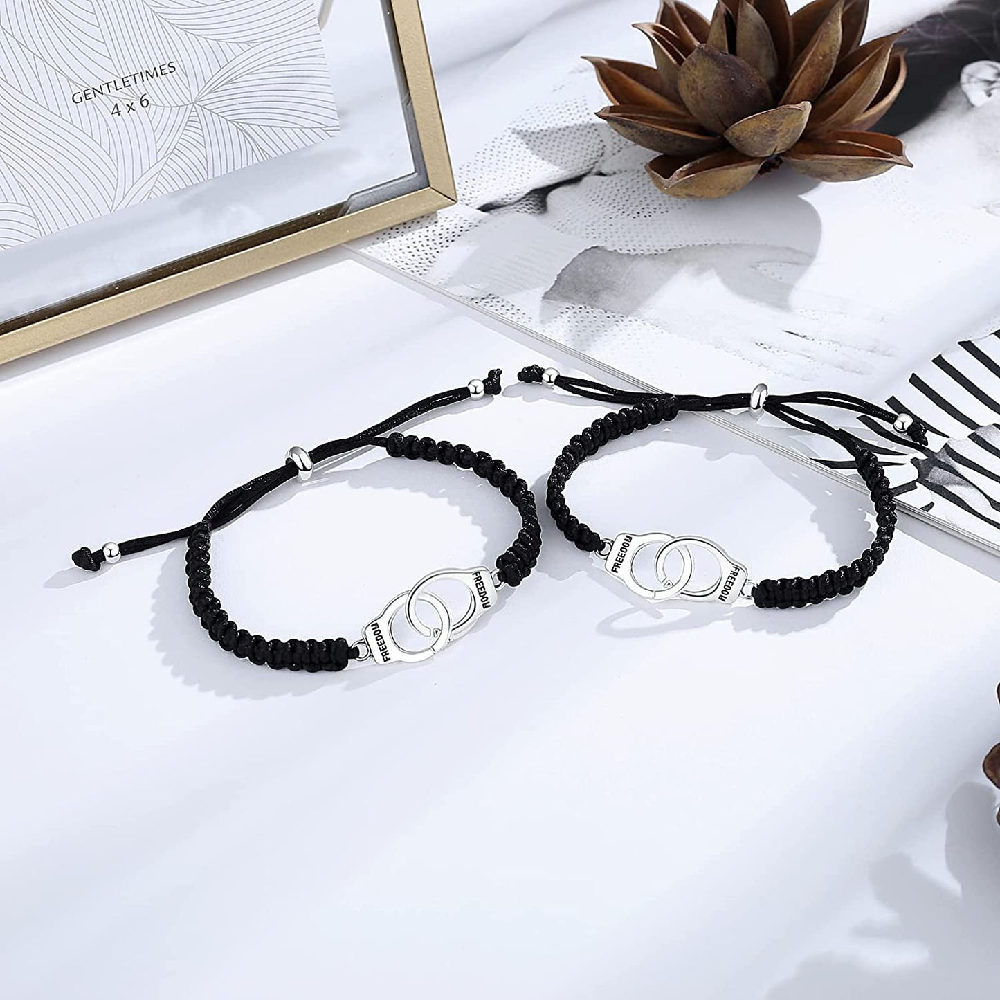 Partner in Crime Handcuff Friendship Bracelets